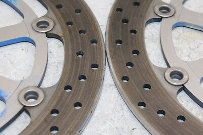 97-98 SUZUKI GSXR600 OEM FRONT LEFT RIGHT BRAKE ROTORS DISCS