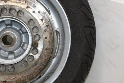 2006 YAMAHA MAJESTY 400 YP400 OEM REAR BACK WHEEL RIM W TIRE