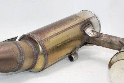 2003 BMW F650GS DAKAR OEM EXHAUST PIPE MUFFLER SLIP ON CAN SILENCER PAIR