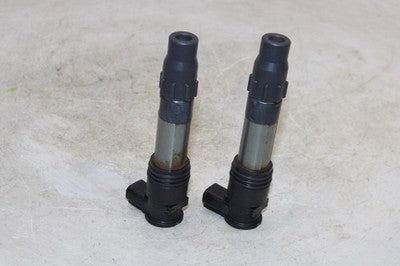 13-17 KAWASAKI NINJA 300 EX300A OEM IGNITION COILS COIL SPARK PLUG CAPS
