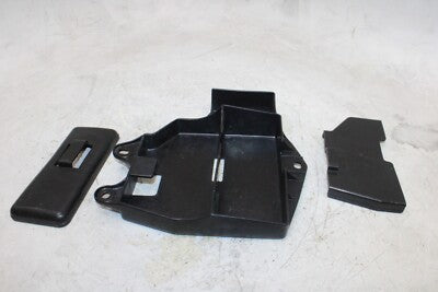 1981 HONDA CX500C OEM PLASTIC TOOL BOX TRAY HOLDER COVER SET