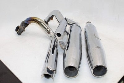 98-05 YAMAHA V STAR 650 XVS650A CLASSIC OEM FULL EXHAUST SYSTEM MUFFLERS