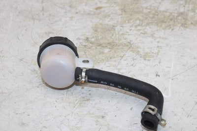 2011 APRILIA DORSODURO 750 OEM REAR BRAKE MASTER FLUID RESERVOIR TANK BOTTLE