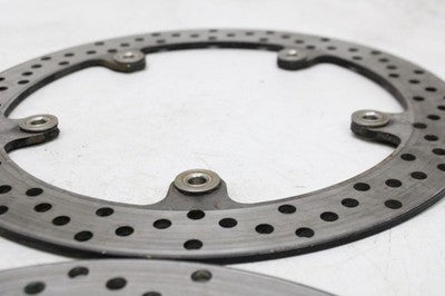 2008 BMW K1200S OEM FRONT LEFT RIGHT BRAKE ROTORS DISCS