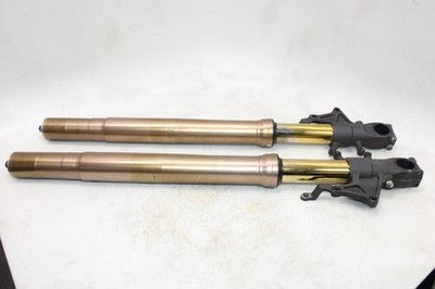 01-02 SUZUKI GSXR 1000 OEM FRONT FORKS SHOCK SUSPENSION SET PAIR