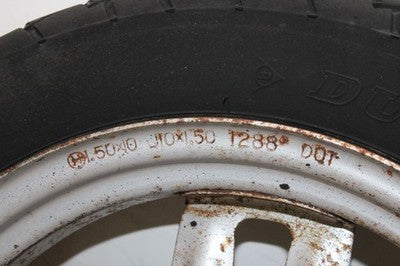 1989 HONDA ELITE 50 OEM FRONT WHEEL RIM