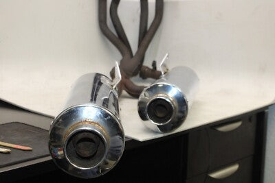 1999 KAWASAKI NINJA ZX11 OEM FULL EXHAUST SYSTEM HEADERS PIPE MUFFLER