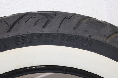 FRONT WHEEL TIRE SHINKO SR777F H.D. 130/90B16 M/C 73H Whitewall