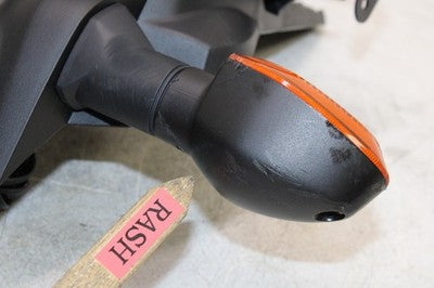 2023 SUZUKI GSXS750 OEM REAR BACK FENDER MUD GUARD W TURN SIGNAL PAIR