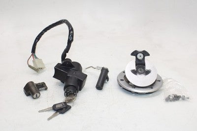 2000 Kawasaki Ninja 250R EX250J OEM IGNITION LOCK SET GAS CAP SEAT LOCK !W KEY!