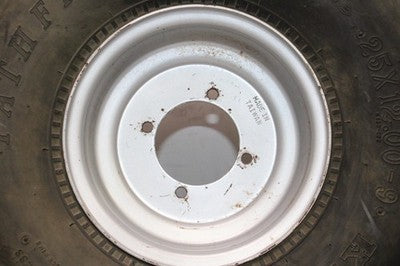 1997 HONDA FOURTRAX 300 TRX300FW 4X4 OEM LEFT REAR WHEEL RIM W TIRE