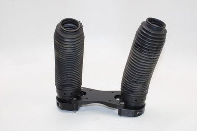 2018 KAWASAKI KLR650 FORK BOOT COVER PAIR W CENTER BRACKET HOLDER