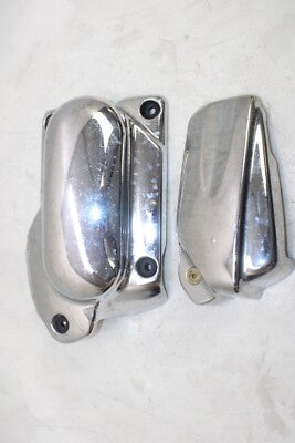 2002 YAMAHA V STAR 1100 XVS1100 OEM ENGINE SPROCKET COVER PAIR