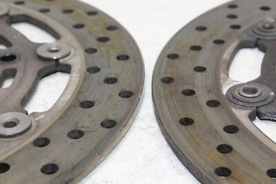 01-02 YAMAHA FZ1 OEM FRONT LEFT RIGHT BRAKE ROTORS DISCS