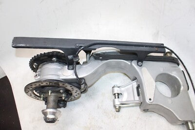 1999 TRIUMPH SPEED TRIPLE T509 OEM REAR SWINGARM BACK W ROTOR BRAKE CALIPER