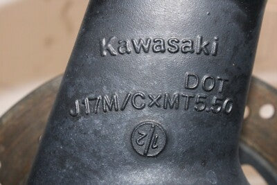 02-05 KAWASAKI ZZR1200 OEM REAR BACK WHEEL RIM