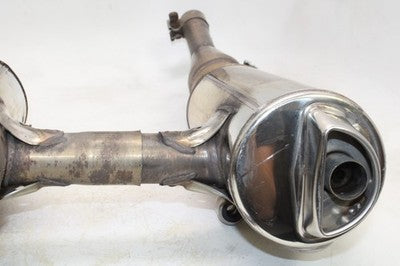 2003 BMW F650GS DAKAR OEM EXHAUST PIPE MUFFLER SLIP ON CAN SILENCER PAIR