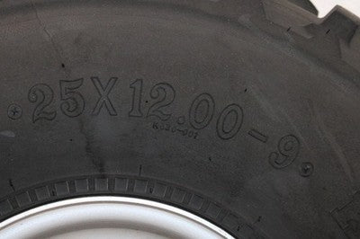 1997 HONDA FOURTRAX 300 TRX300FW 4X4 OEM RIGHT REAR WHEEL RIM W TIRE