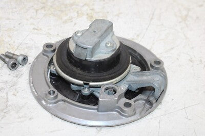07-08 KAWASAKI NINJA ZX6R OEM FUEL TANK GAS CAP W SEAT LOCK !NO KEY!