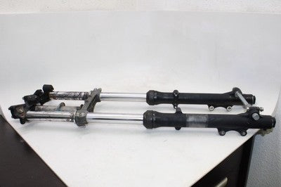 1981 KAWASAKI KZ550 OEM FRONT END COMPLETE SUSPENSION FORKS SHOCKS TRIPLE TREE