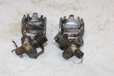 1992 KAWASAKI KX250 OEM LEFT RIGHT FOOT RESTS PEGS