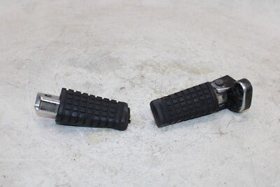 1991 KAWASAKI NINJA 500 OEM FRONT FOOT RESTS PEGS STEPS SET PAIR