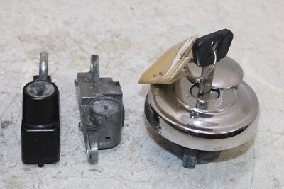 15-18 YAMAHA SR400 OEM IGNITION LOCK KEY SET W/ GAS CAP AND SEAT LOCK