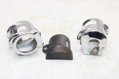 2002 HONDA VTX1800C OEM CHROME SWITCH HOUSING COVERS SET