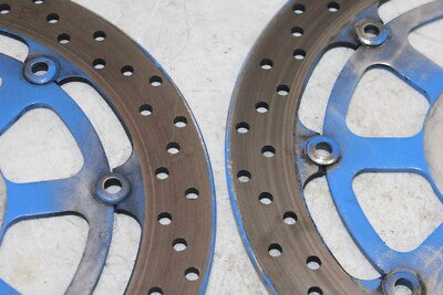 97-98 SUZUKI GSXR600 OEM FRONT LEFT RIGHT BRAKE ROTORS DISCS