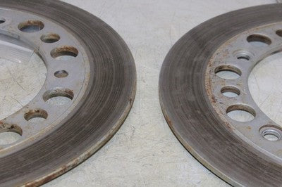 84-85 HONDA SHADOW 700 VT700C OEM FRONT LEFT RIGHT BRAKE ROTORS DISCS
