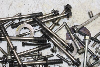 06-09 SUZUKI GSXR 750 OEM ENGINE MOUNTING BOLTS HARDWARE MOTOR SCREWS