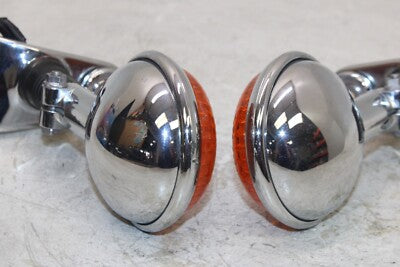 15-18 YAMAHA SR400 OEM FRONT LEFT RIGHT TURN SIGNALS LIGHT INDICATORS