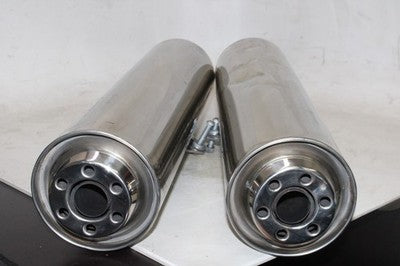 97-03 HONDA CBR1100XX OEM EXHAUST PIPE MUFFLER SLIP ON CAN SILENCER PAIR