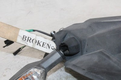 2018 KAWASAKI NINJA 400 OEM REAR TAIL TURN SIGNALS PLATE HOLDER BRACKET FENDER