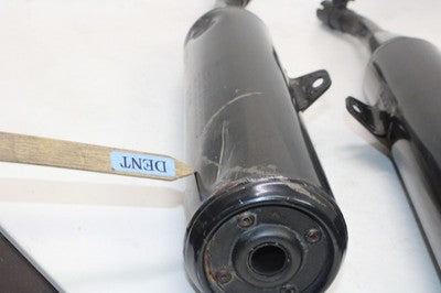92-05 KAWASAKI NINJA 250R EX250F OEM EXHAUST PIPE MUFFLER SLIP ON CAN PAIR