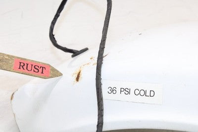 1996 KAWASAKI KZ1000P POLICE OEM REAR BACK WHEEL FENDER MUD GUARD W TAIL LIGHT