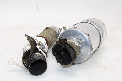 1994 YAMAHA YZF750R EXHAUST PIPE MUFFLER SLIP ON CAN SILENCER W MIDPIPE