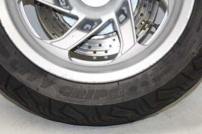 2006 YAMAHA MAJESTY 400 YP400 OEM REAR BACK WHEEL RIM W TIRE