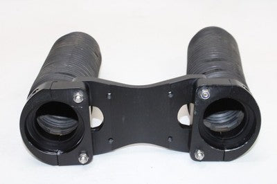 2018 KAWASAKI KLR650 FORK BOOT COVER PAIR W CENTER BRACKET HOLDER