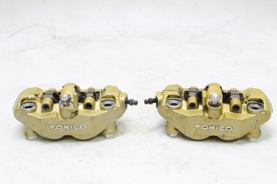 2004 SUZUKI GSXR600 OEM TOKICO FRONT BRAKE CALIPER SET PAIR