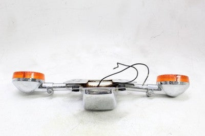 1982 HONDA CB900C OEM REAR TURN SIGNALS LIGHT INDICATORS PAIR W CHROME MOUNT