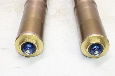 01-02 SUZUKI GSXR 1000 OEM FRONT FORKS SHOCK SUSPENSION SET PAIR