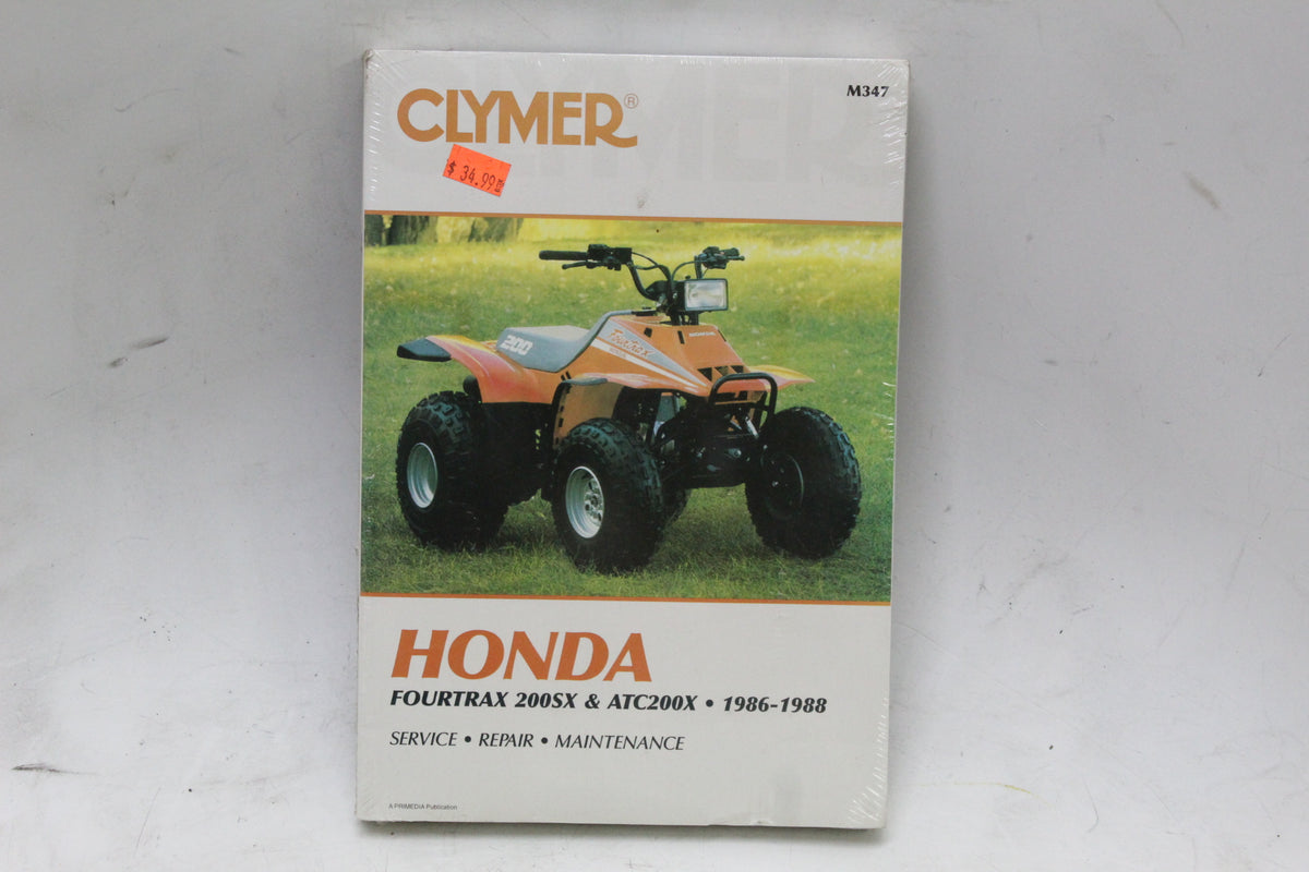 1986-1988 Honda FourTrax 200SX ATC200X Clymer Service Repair Manual