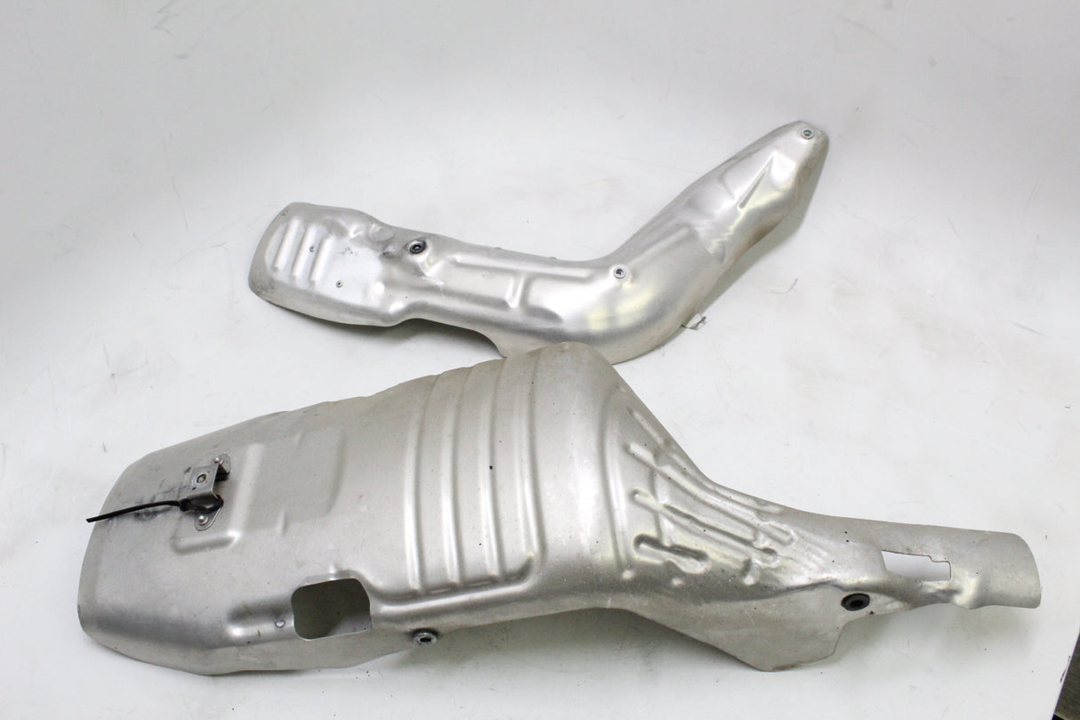 2006 Honda CBR600RR OEM REAR BACK MUFFLER EXHAUST PIPE COVER HEAT SHIELD GUARD