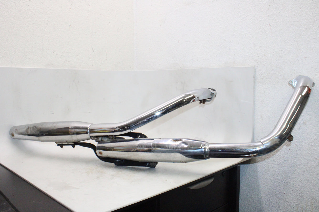 1995 Honda Shadow VLX 600 VT600C OEM FULL EXHAUST SYSTEM HEADERS PIPE MUFFLER
