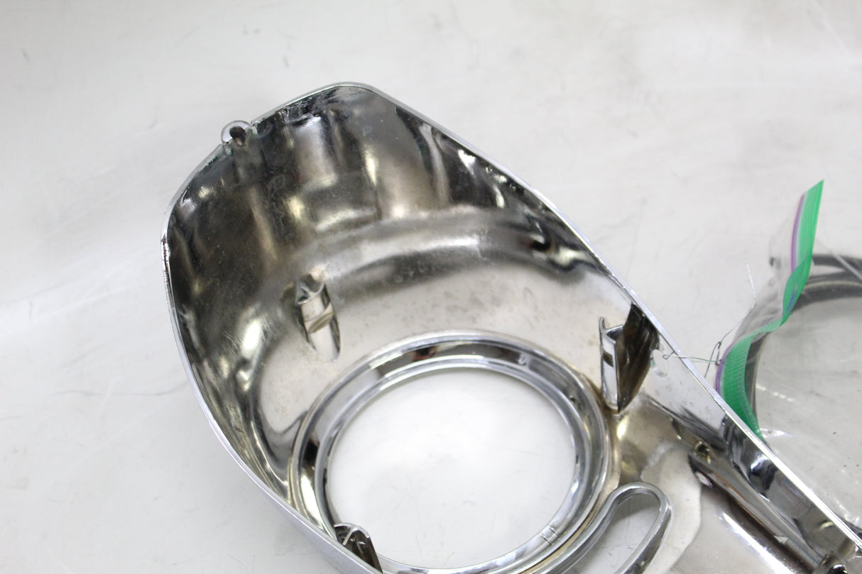 2000 Harley-Davidson Softail Deuce FXSTD OEM Dash Gas Tank Cover Console Chrome