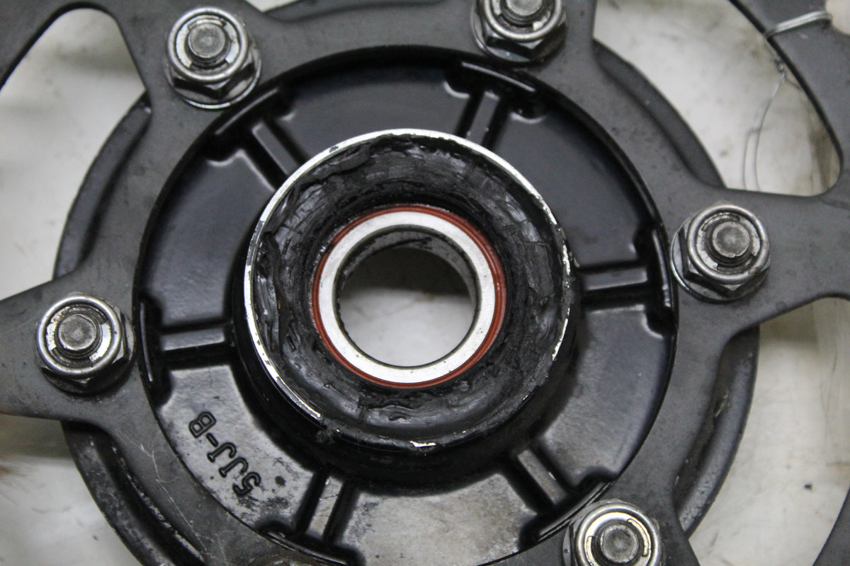 2009 Yamaha YZF R6S Rear Sprocket Carrier Hub With Sprocket And Cush Dampers