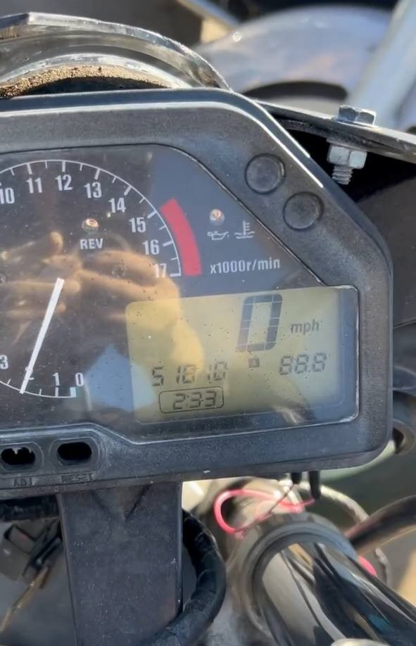 2003 Honda Cbr600rr Speedo Tach Gauges Display Cluster Speedometer Tachometer