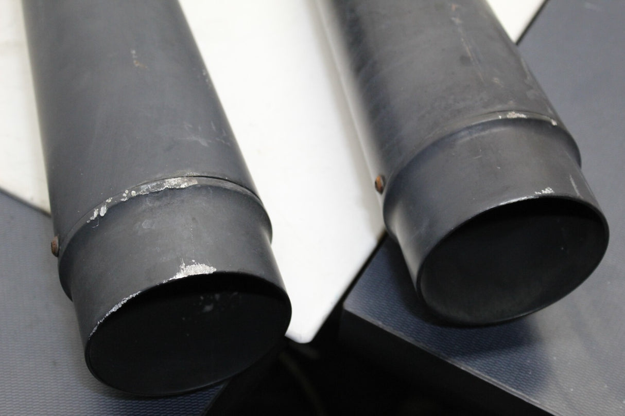 MUTAZU Black Slip-On Mufflers Exhaust Harley Touring