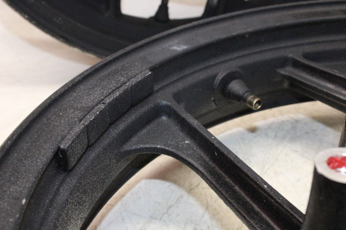 2007 Kawasaki Ninja 250r EX250F Front Rear Wheel Rim Set